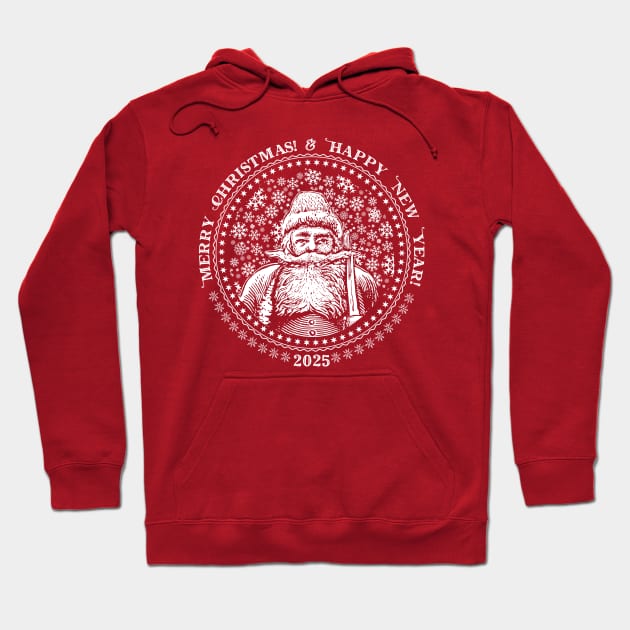 Old Santa Hoodie by Bear Tees